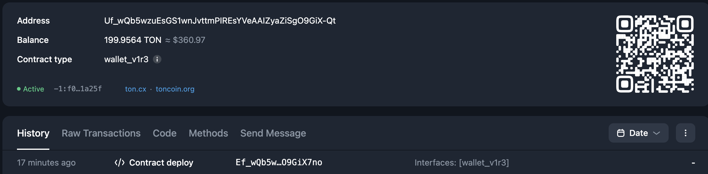 Activated validator wallet